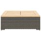 Homestyles Boca Raton 4-Piece Patio Loveseat Set in Brown and Gray, , large