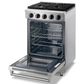 Thor Kitchen 24" Freestanding Professional Gas Range with Storage Drawer in Stainless Steel, , large