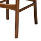 Baxton Studio Katya Bar Stool in Walnut Brown (Set of 2), , large