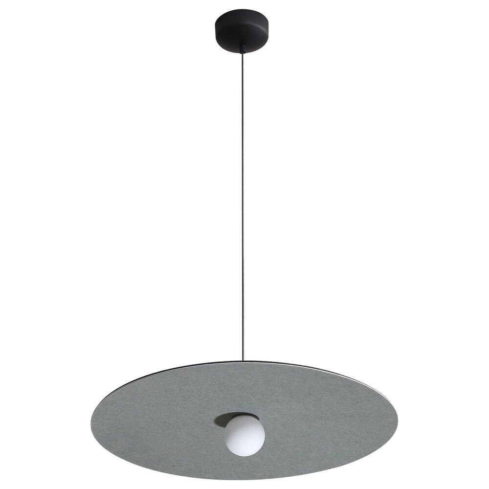 Golden Lighting Faroe 24" 1-Light LED Pendant in Flecked Black and Grey, , large