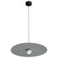 Golden Lighting Faroe 24" 1-Light LED Pendant in Flecked Black and Grey, , large