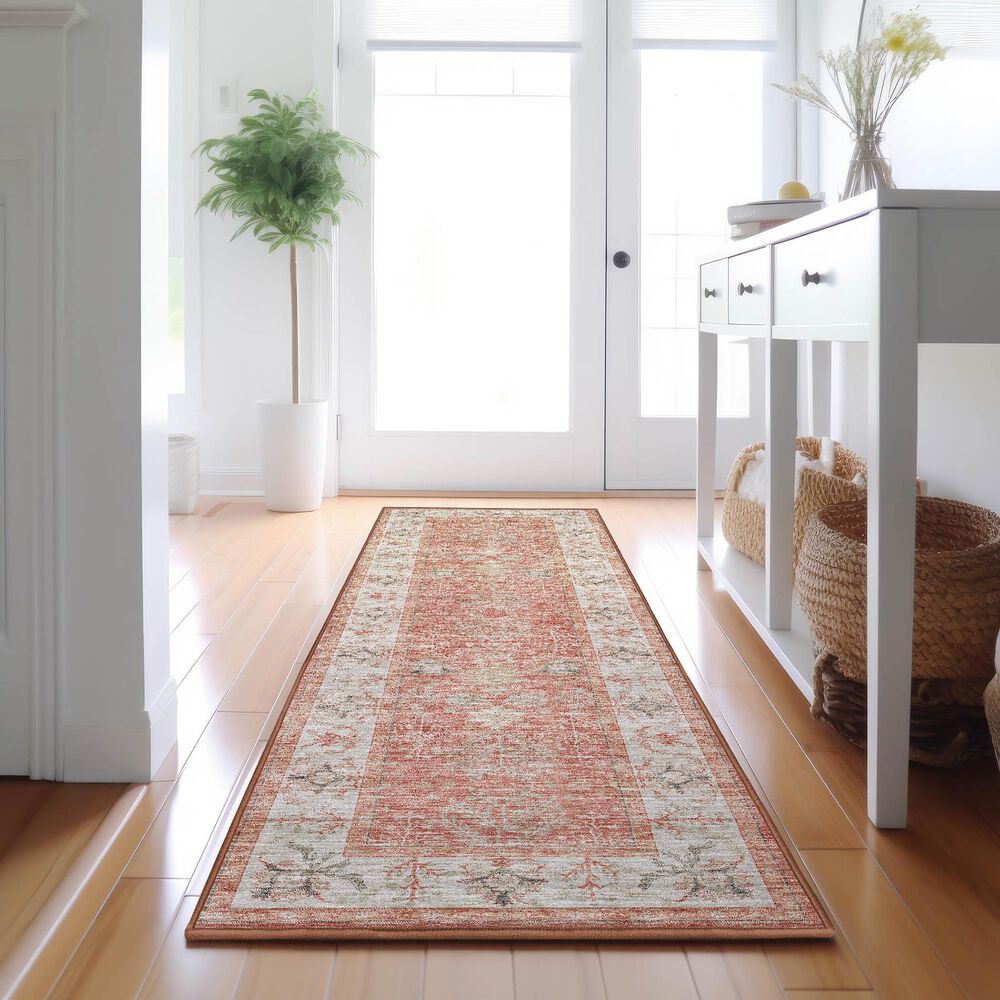 Dalyn Rug Company Hatay 2&#39;3&quot; x 7&#39;6&quot; Coral Runner, , large