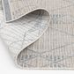 Central Oriental Boothbay Kylian Vanilla and Tidepool 5"3" x 7"3" Area Rug, , large