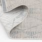 Central Oriental Boothbay Kylian Vanilla and Tidepool 5"3" x 7"3" Area Rug, , large