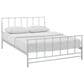 Modway Estate King Platform Bed in White, , large
