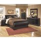 Ashley Huey Vineyard Queen Sleigh Bed in Black, , large