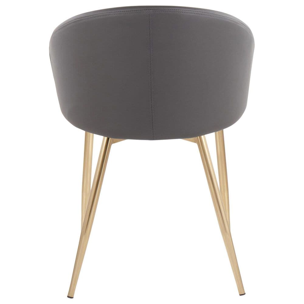 LumiSource Claire Accent Chair in Grey, , large