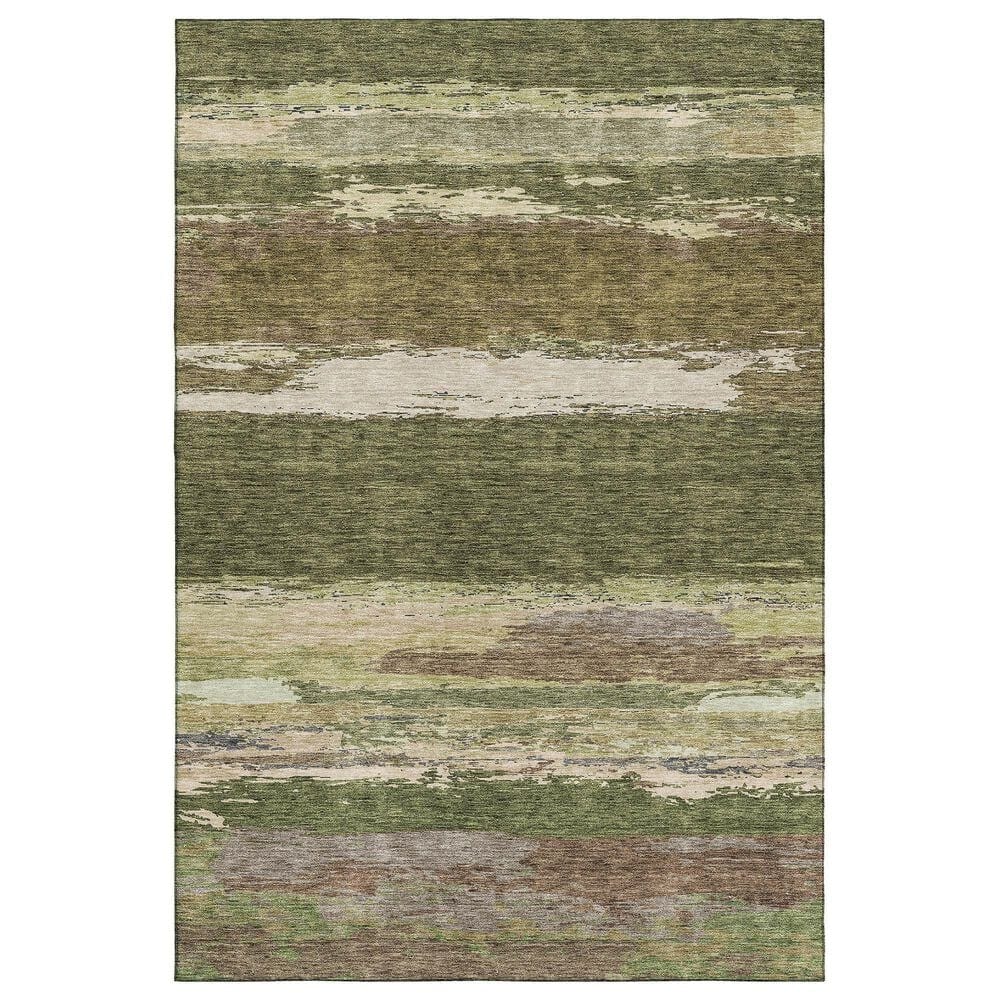 Dalyn Rug Company Trevi TV8 9" x 12" Olive Area Rug, , large