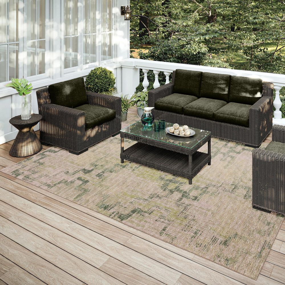 Dalyn Rug Company Sedona 6&#39; x 9&#39; Moss Indoor/Outdoor Area Rug, , large