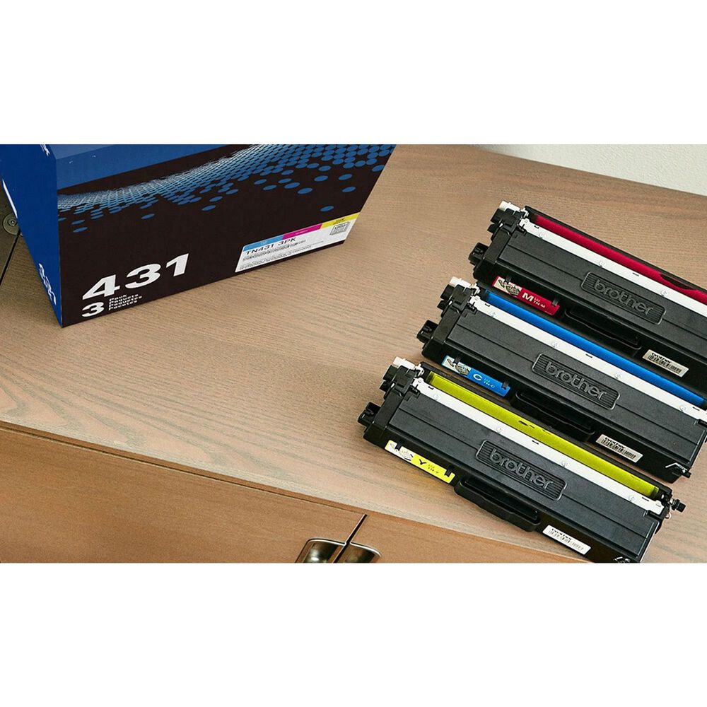 Brother Standard-Yield Toner Cartridge in Cyan, Magenta and Yellow (3-Pack), , large