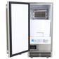 Blaze 15" Outdoor Ice Maker with Gravity Drain in Stainless Steel, , large