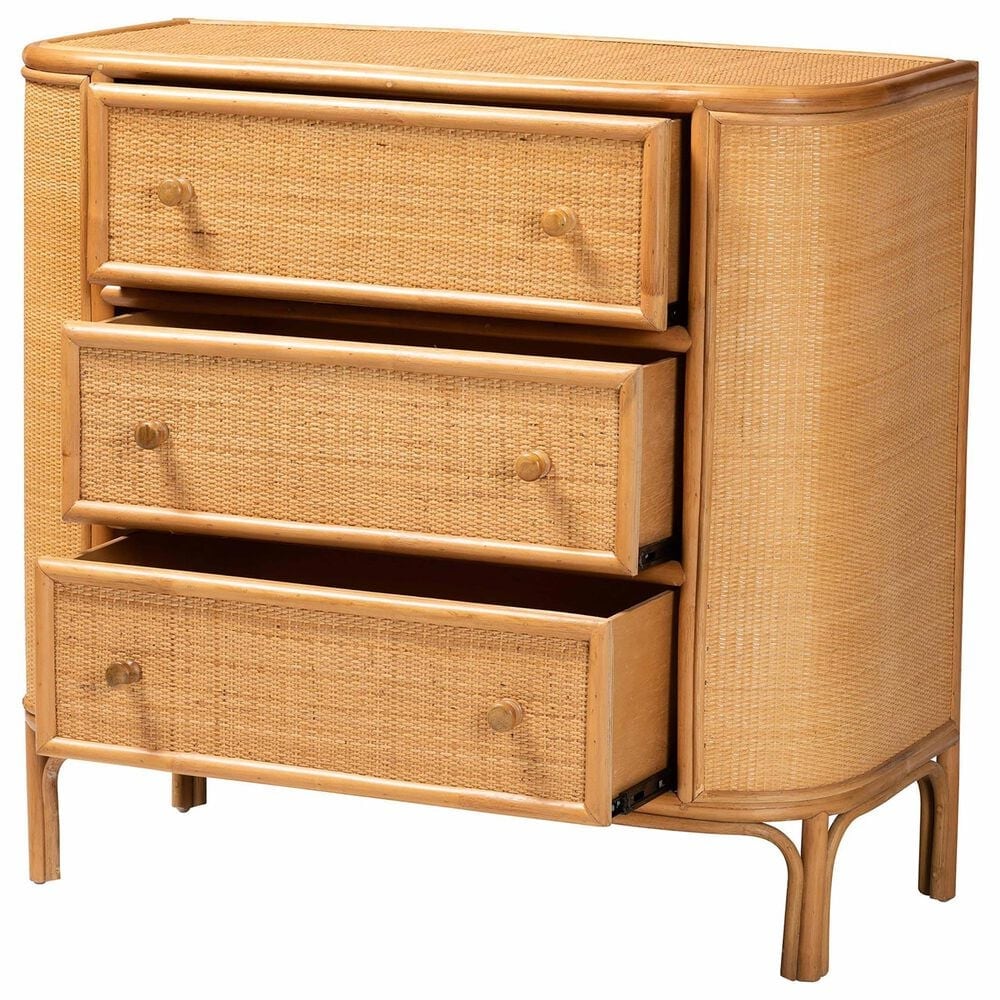 Baxton Studio Radenza 3-Drawer Storage Cabinet in Light Honey, , large