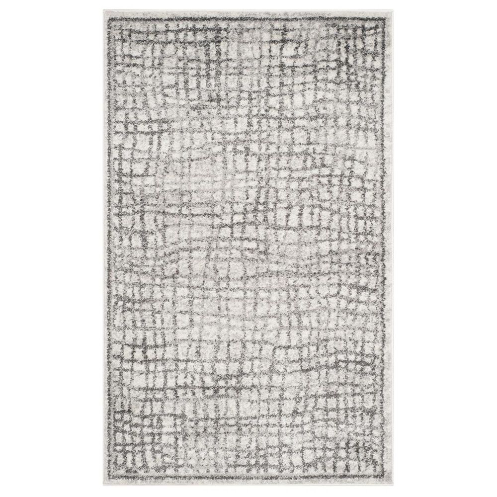 Safavieh Adirondack ADR103B-3 3&#39; x 5&#39; Silver/Ivory Area Rug, , large