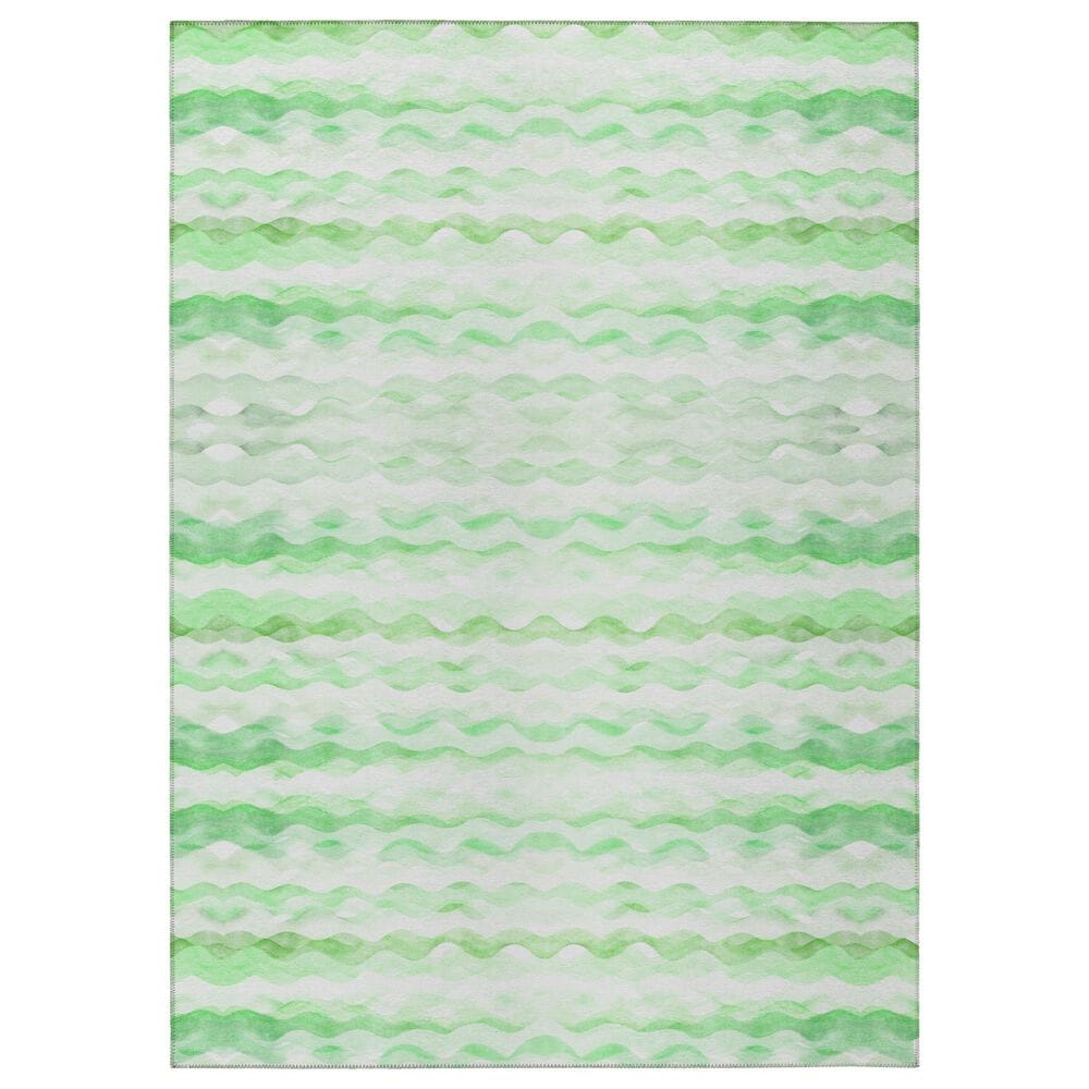 Dalyn Rug Company Seabreeze Chevron 6" x 9" Cactus Area Rug, , large