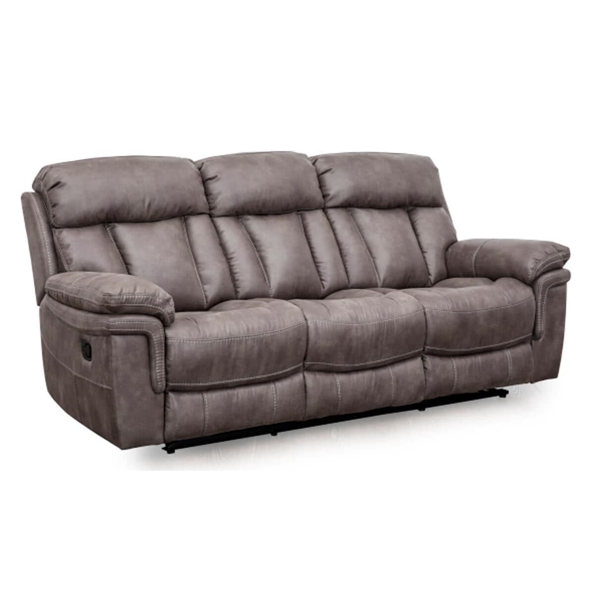 Oxford Furniture Reclining Sofa in Gunmetal Gray NFM