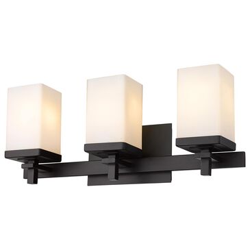 Golden Lighting Maddox 3-Light Bath Vanity in Matte Black, , large