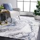 Safavieh Cyrus Shag 3" x 5" Ivory and Blue Area Rug, , large