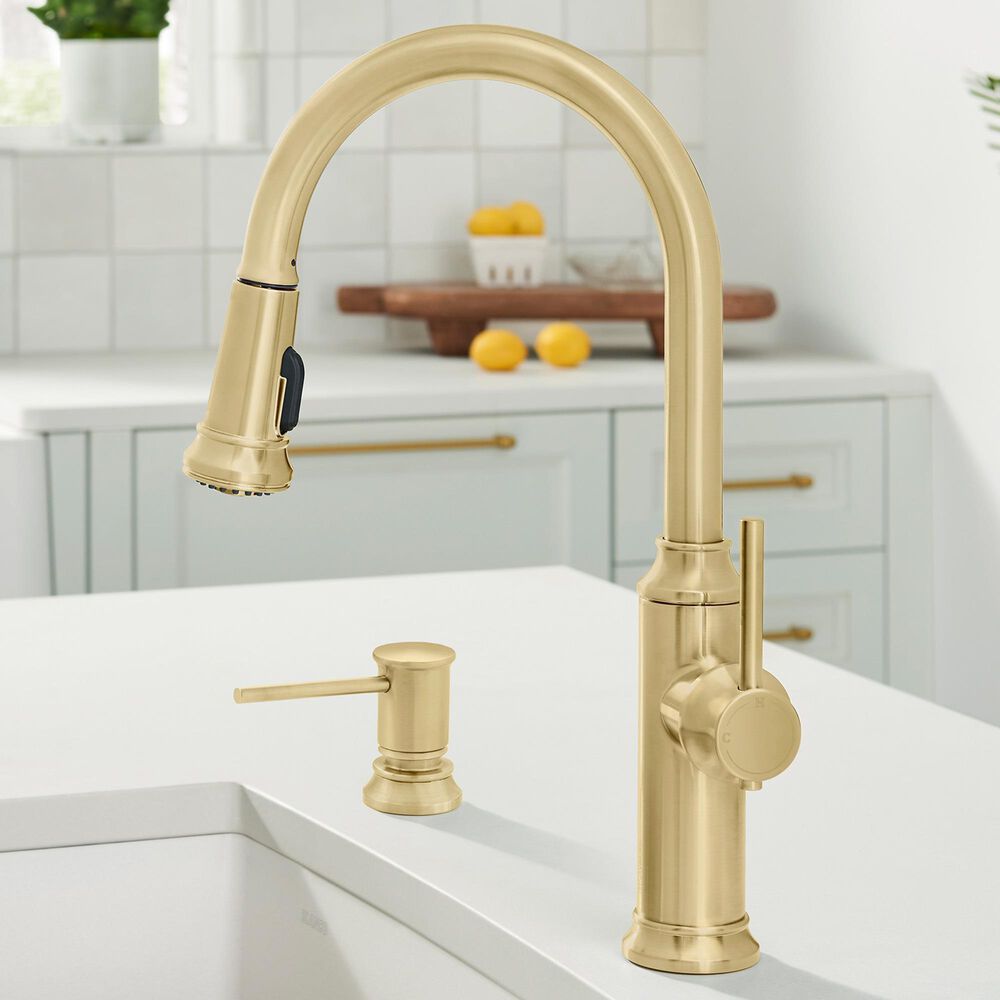 Blanco Empressa Pull-Down Faucet 1.5 GPM in Satin Gold, , large