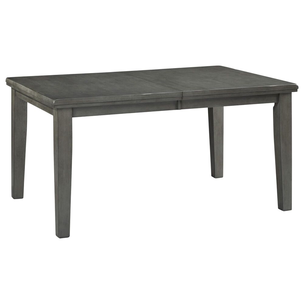 Ashley Hallanden 6-Piece Rectangular Dining Set in Antiqued Gray, , large