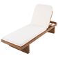 Hearth and Haven Outdoor Lounge Chair in White, , large
