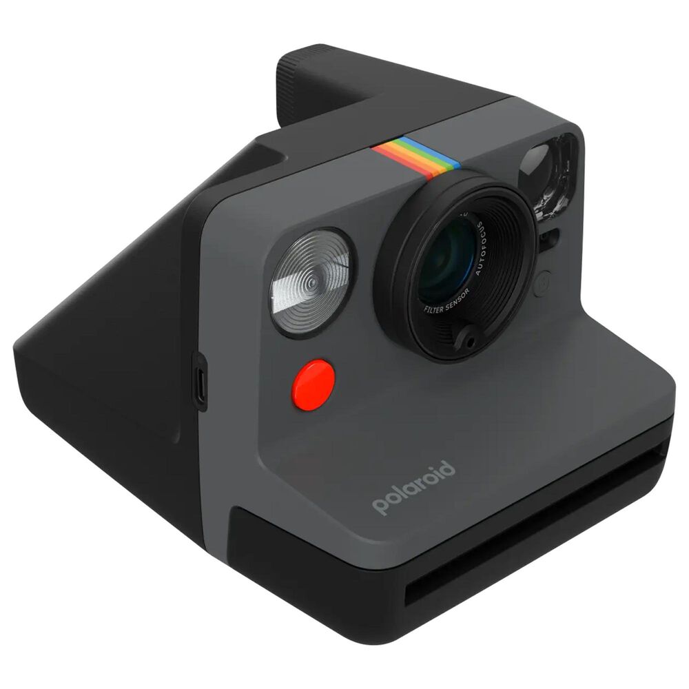 Polaroid Now Generation 3 Instant Camera with Color Film Bundle (8 Photos) in Black, , large