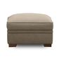 Sienna Designs Leather Ottoman in Succulents Light Grey, , large