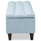 Baxton Studio Brette Storage Bench Ottoman in Blue, , large