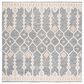 Safavieh Artistry 7" Square Ivory and Black Area Rug, , large