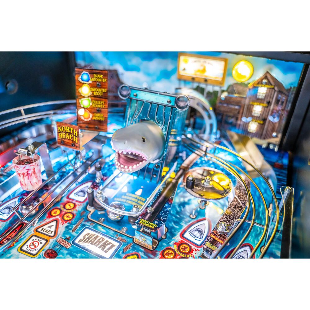 Stern Pinball Jaws Pro Edition Pinball Machine, , large