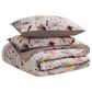 BCP Home Zoa 4-Piece King Comforter Set in Taupe, , large