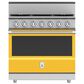 Hestan KRD Series 5.8 Cu. Ft. Slide-In Liquid Propane Gas Range with 5-Burner in Sol, , large