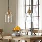Ashley Faiz Glass Pendant Light in Natural, , large