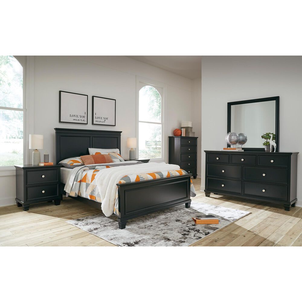 Ashley Lanolee Bedroom Mirror in Black, , large