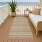 Dalyn Rug Company Soft Essentials Striped Copper 2"3" x 7"6" Indoor/Outdoor Runner, , large