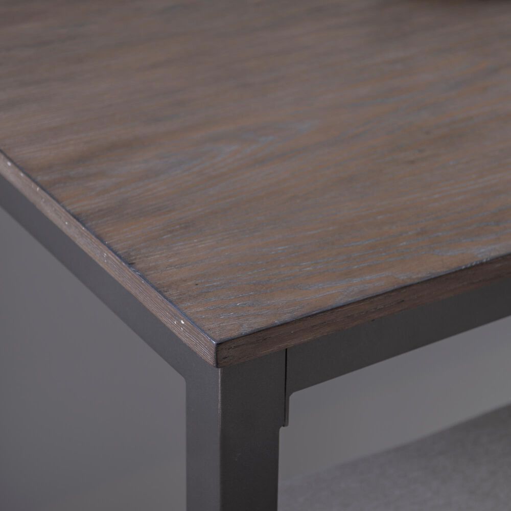 Linon Home Decor Betty 3-Piece Faux Marble Pub Set in Pewter and Grey, , large