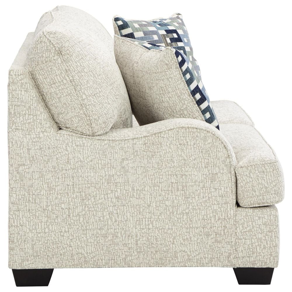 Ashley Valerano Stationary Loveseat in Parchment, , large