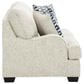 Ashley Valerano Stationary Loveseat in Parchment, , large