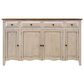 Rustic Imports Linden 4-Drawer Console in Old Gray and Tobacco, , large