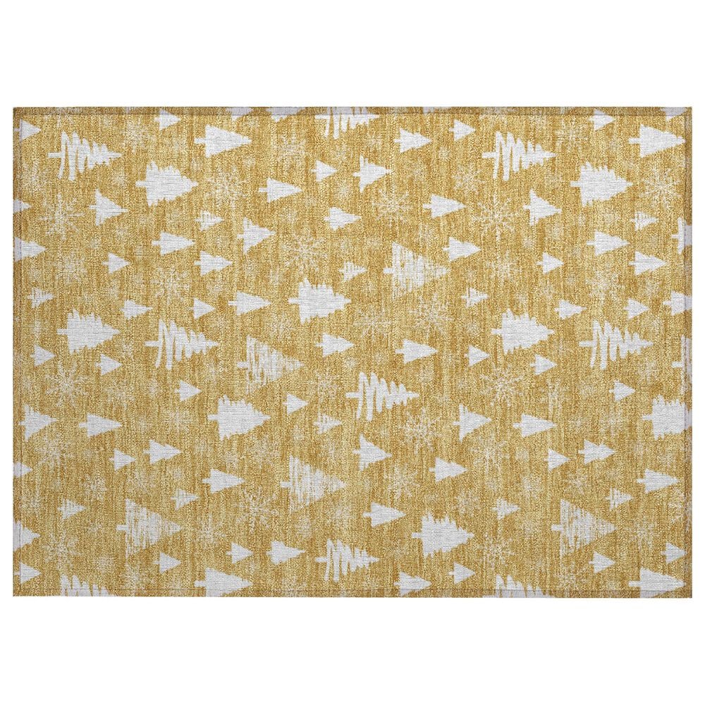 Dalyn Rug Company Wonderland WN23 2"6" x 3"10" Gold Indoor/Outdoor Area Rug, , large