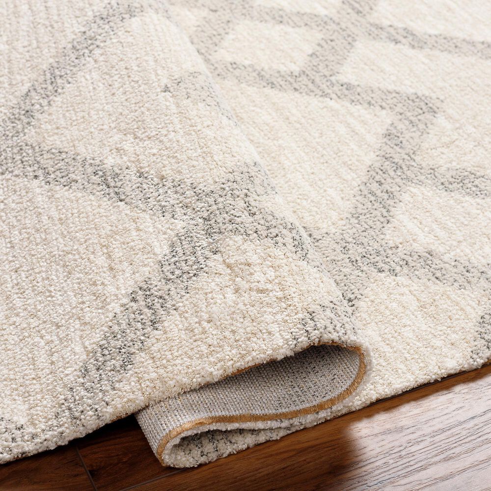 Surya Gavic 2&#39; x 3&#39; Medium Gray, Ivory and Light Beige Area Rug, , large