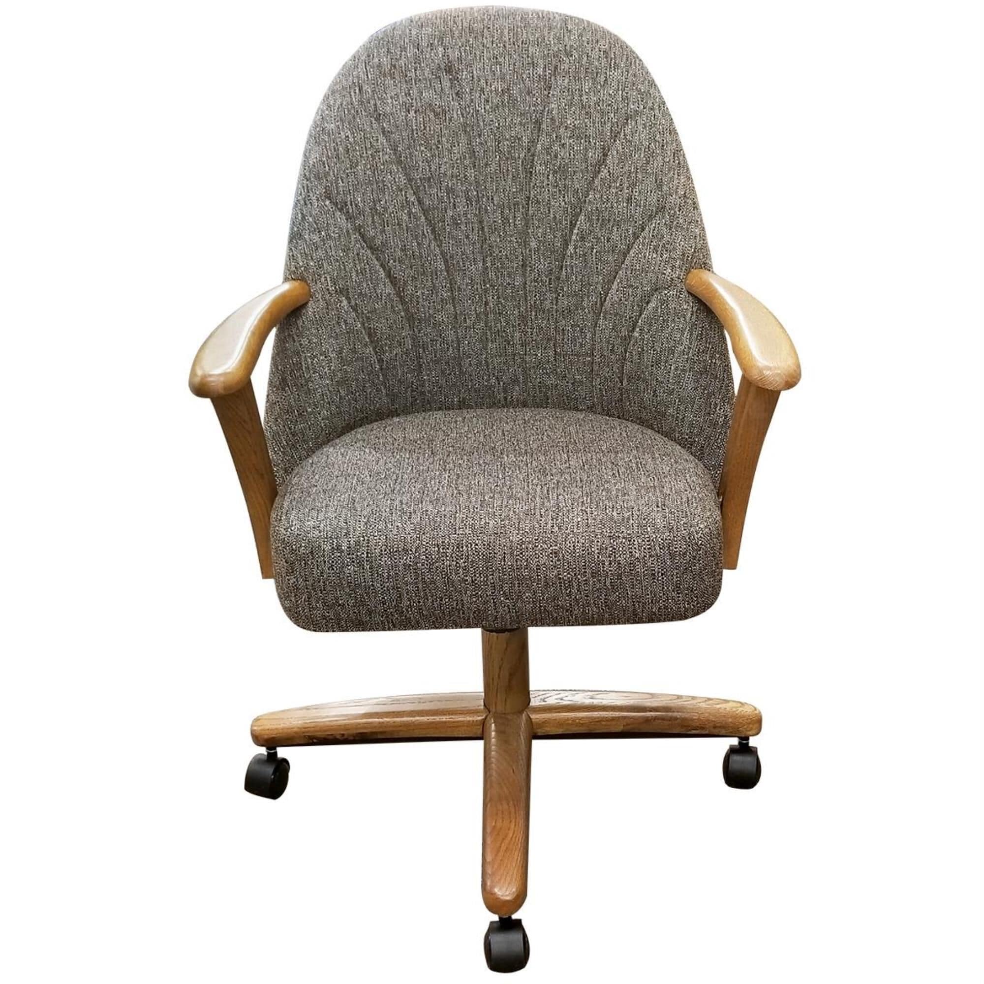 Chairs with deals wheels and arms