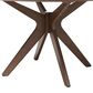 Baxton Studio Monte 47" Dining Table in Walnut Wood - Table Only, , large