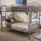 Ashley Lanceburg Twin over Twin Bunk Bed with Ladder in Gray, , large
