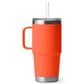 YETI Rambler 25 Oz Straw Mug with Straw Lid in Papaya, , large