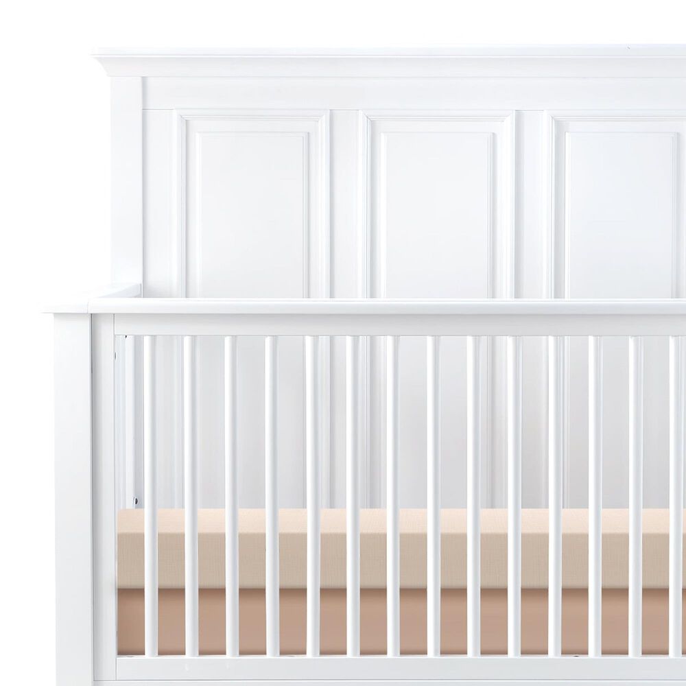 Appleseed Solvang 4-In-1 Convertible Crib in Pure White, , large