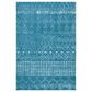 Safavieh Tulum 6" x 9" Turquoise and Blue Area Rug, , large