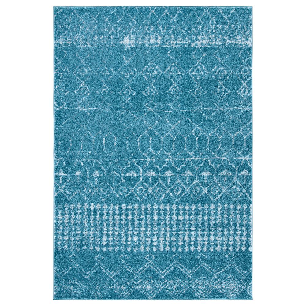 Safavieh Tulum 6" x 9" Turquoise and Blue Area Rug, , large