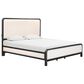 Riva Ridge Ambrose California King Panel Bed with Two Nightstands in Obsidian Mist, , large