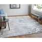 Feizy Astra 3"11" x 6" Gray and Silver Area Rug, , large