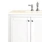 James Martin Vanities Addison 72" Double Bathroom Vanity in Glossy White with 3 cm Eternal Marfil Quartz Top and Rectangular Sinks, , large